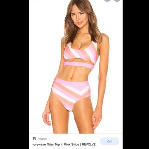Lovewave Niles Pink Stripe Bikini Set